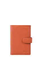 Portefeuille Leder Hexagona Oranje confort 467282